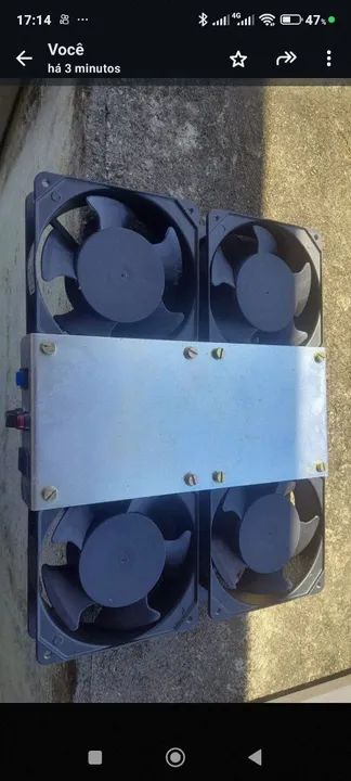 Kit de ventilação para RACK com 4 ou 2 ventiladores  - Foto 2