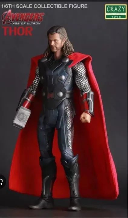 Action figure Thor Vingadores 30Cm Crazy Toys  - Foto 5