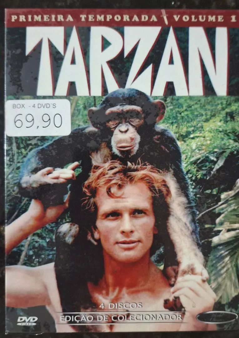 Tarzan - Primeira Temporada volume 1 - 4 DVDs - Edição de Colecionador