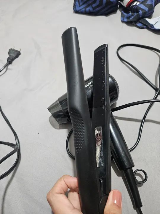 Prancha de cabelo GAMAplus 210° Secador de Cabelo Philips 1200W - Foto 2