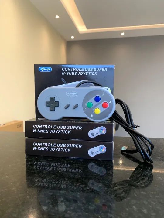 Controle Super Nitendo USB, N-SNES JOYSTICK. - Foto 3