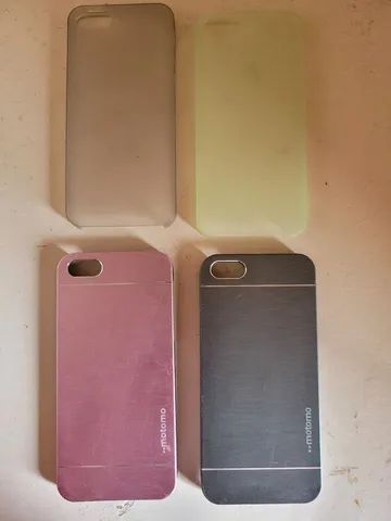 Conjunto 4 capinhas iPhone 5/5s