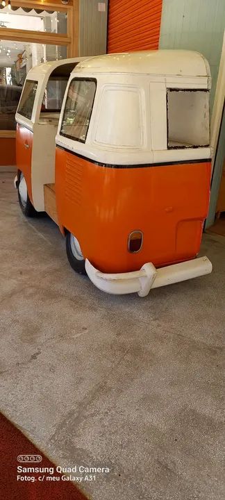 1/2 KOMBI EM FIBRA DE VIDRO. IDEAL PARA FOTOS INSTAGRAMÁVEIS E/OU BIEERWAGEN - Foto 5