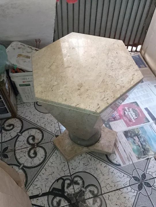 Pé de mesa de mármore - Foto 3