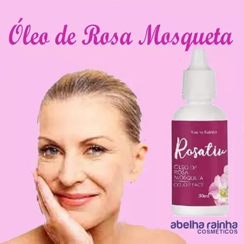 Óleo de Rosa Mosqueta Colo e Face Abelha Rainha - 30ml - Foto 3