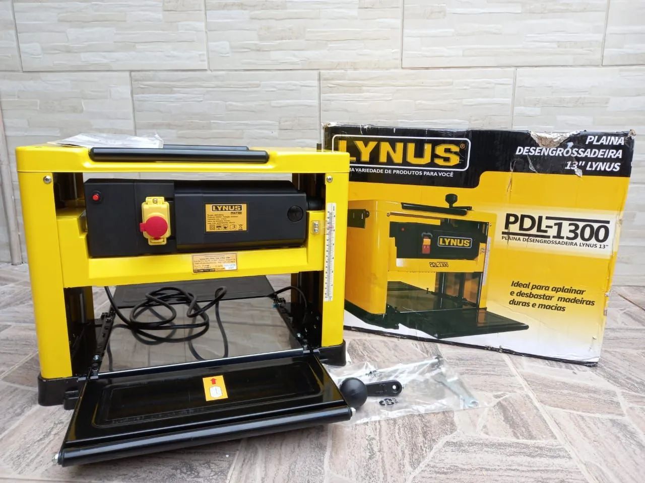 Plaina Desengrossadeira 13" Lynus 220v - Foto 2