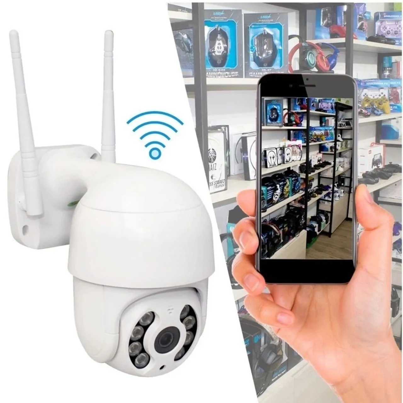 CÂMERA DE SEGURANÇA - EXTERNA - WI-FI - Infravermelho