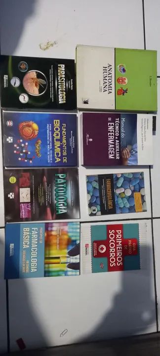 Livros de saúde - Anatomia Humana, Farmacologia, Primeiros Socorros e muito mais!