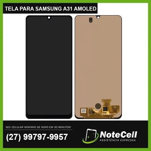 Tela/Display Para Samsung A31 Amoled A 31 -Instalação em 30 min!