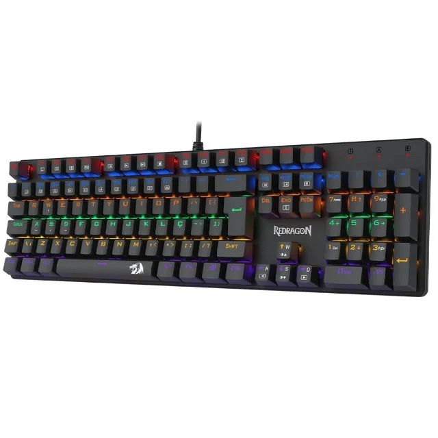 Teclado Mecânico Redragon Valheim Rainbow Switch Blue - WZetta - Foto 2