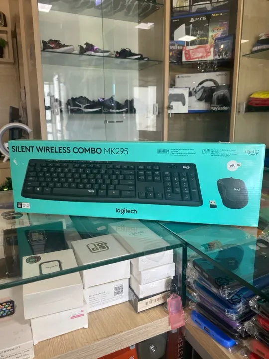 Kit Teclado e Mouse Logitech MK295 Silent