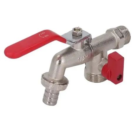 Torneira Dupla Metal Nova