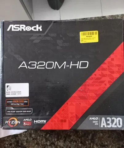 Kit Placa Mãe A320M-HD + Ryzen 3 2200g Vega 8 - Foto 2