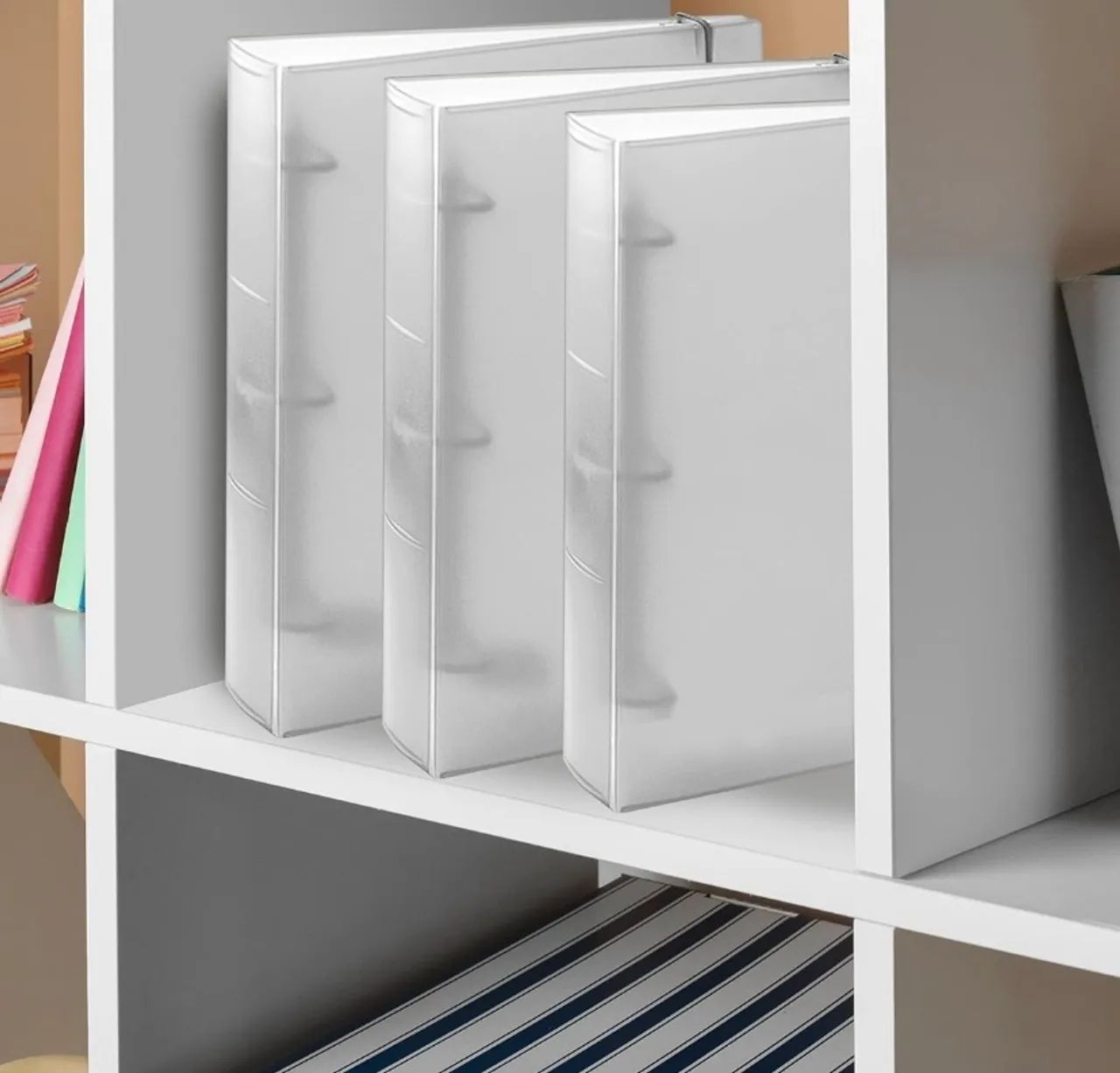 Fichário Pasta 3 Argolas Transparente Acrimet - Foto 3