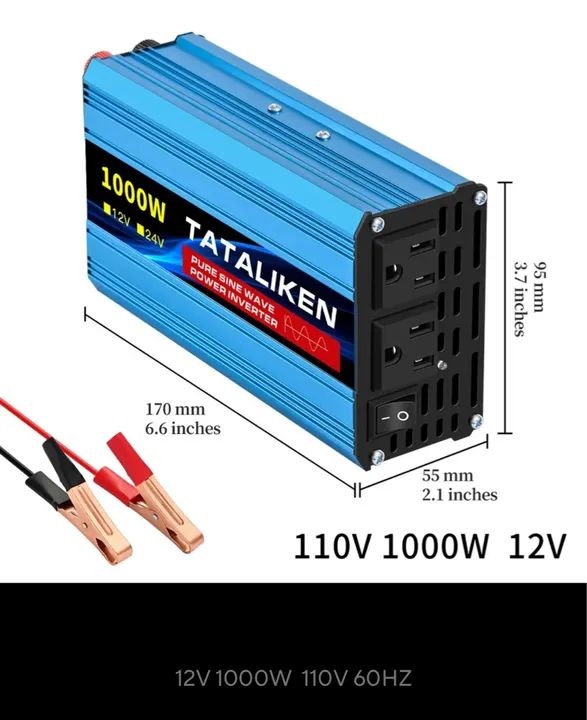 Inversor 12v para 110v onda Pura