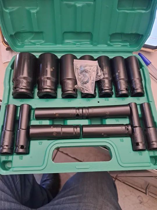 Jogo de Soquetes 1/2 - 15 Peças - 8-32mm - Foto 5