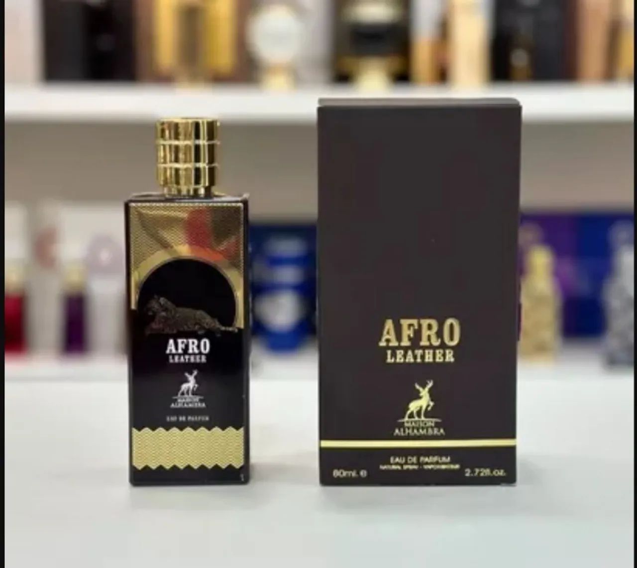 PERFUME ÁRABE AFRO LEATHER 80ML (NOVO)