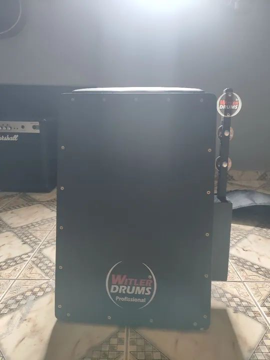 Cajon Profissional Witler Drums Elétrico com Bag **OPORTUNIDADE ÚNICA*** - Foto 2