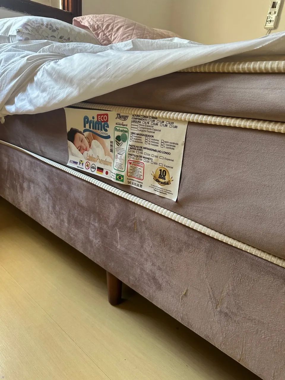 Cama Box Casal com Colchão Ortopédico - Foto 3