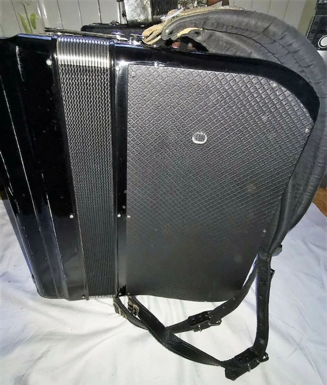 Acordeon Cromatico SISME, italiano, 120bx,3/5voz, era GCF, foi retirado a parte eletronica - Foto 5