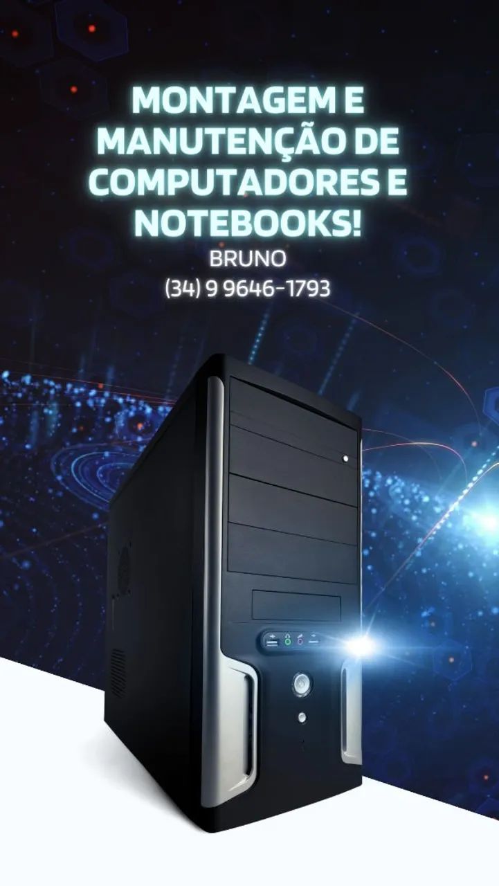 Manutenção e Montagem de Computadores - Serviço Profissional e Rápido