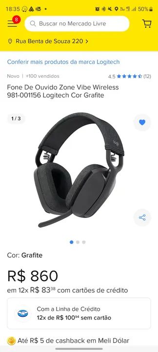 Headset Zone Vibe Wireless Logitech