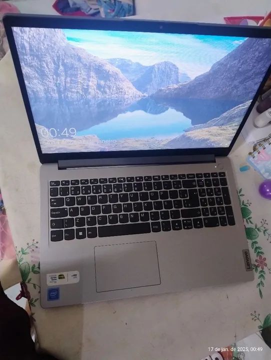 Notebook Lenovo Ideapad 3i Ultrafino Celeron-N4020 4GB 128GB SSD W10 15.6'' Prata - Foto 3