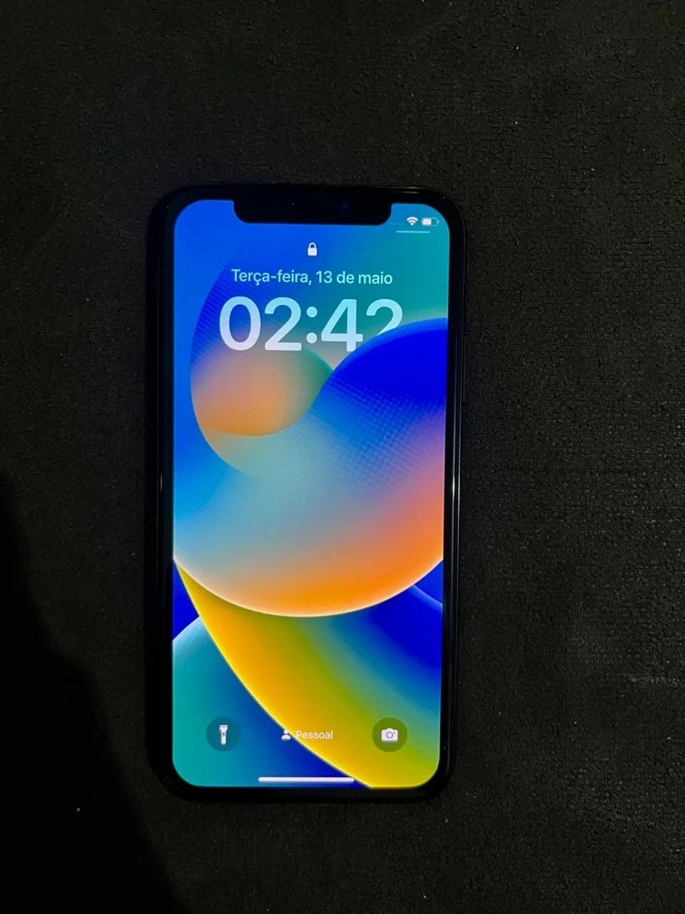 iPhone X 256GB - Face ID OK, Bateria 100%, com Capinha e Película