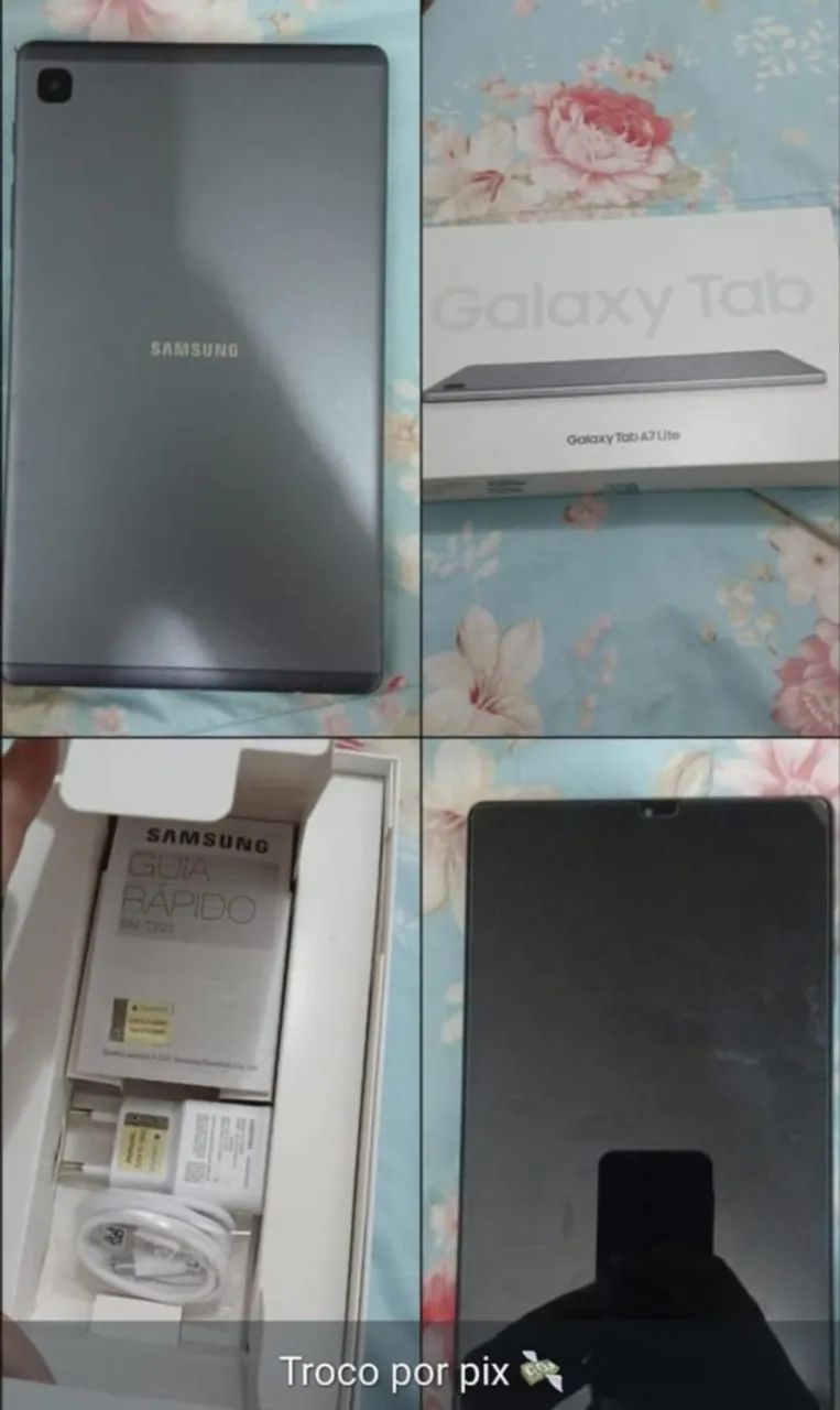 Tablet Samsung, sem marcas de uso e único dono 