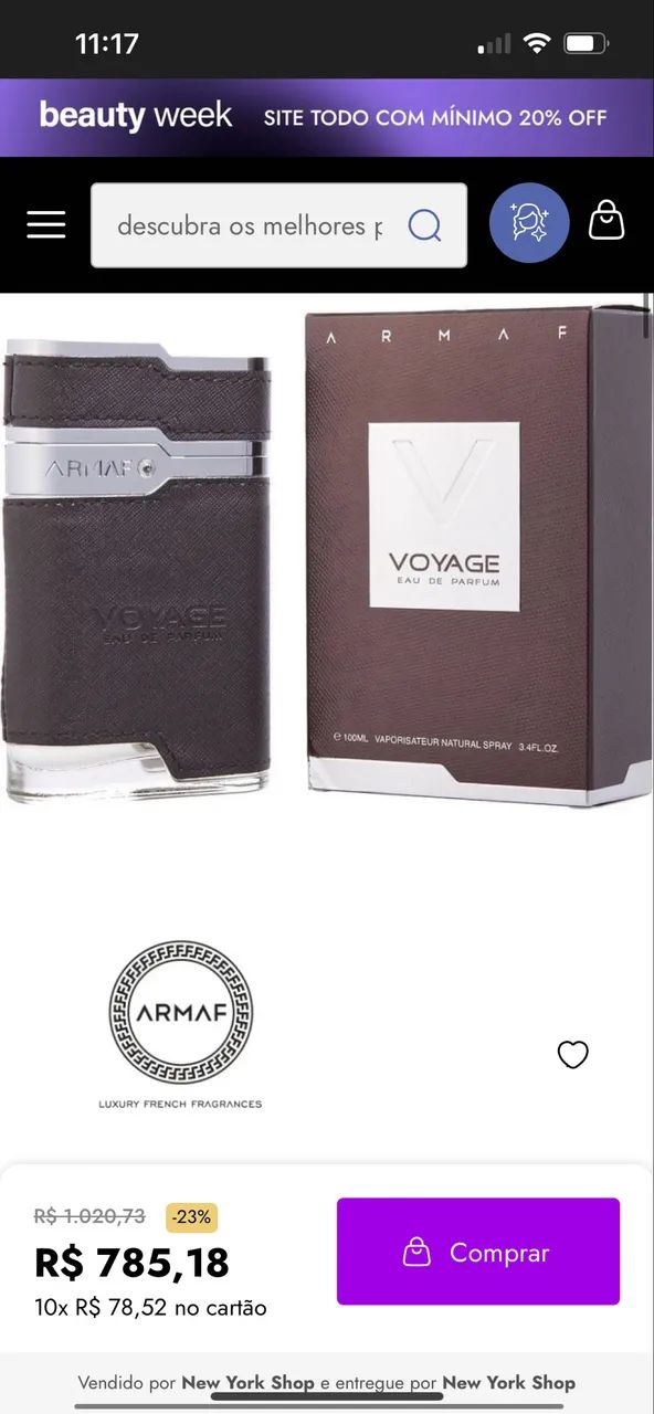 Voyage - armaf (perfume árabe masculino) - Foto 4