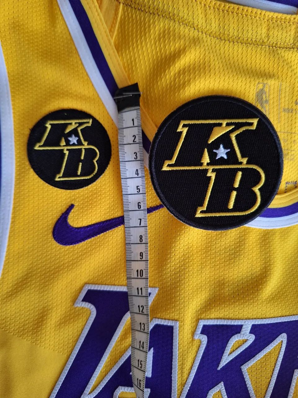 Kobe Bryant Memorial patch (bordado) temporada 2019-20 - Foto 3