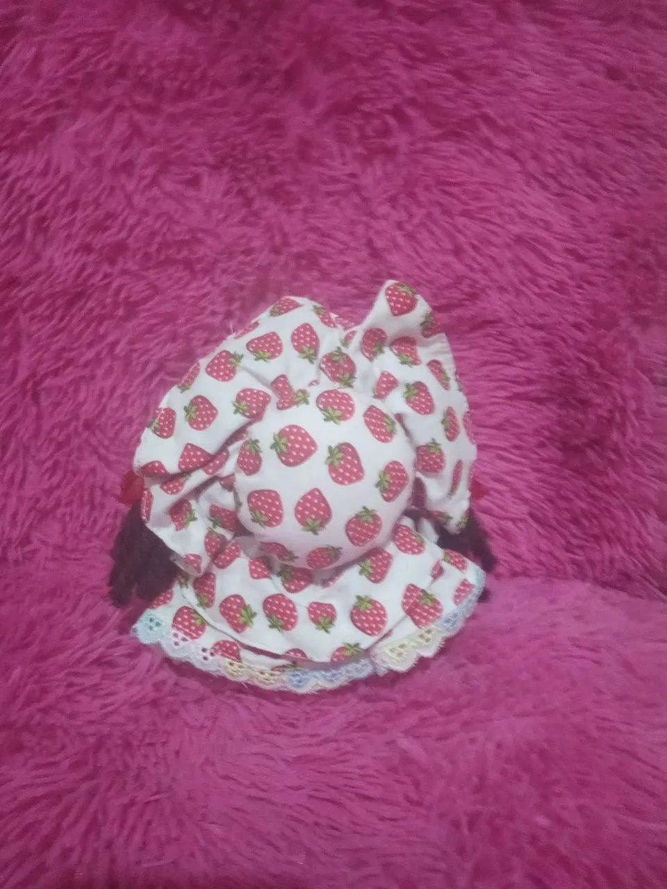 Boneca Artesanal Moranguinho  - Foto 2