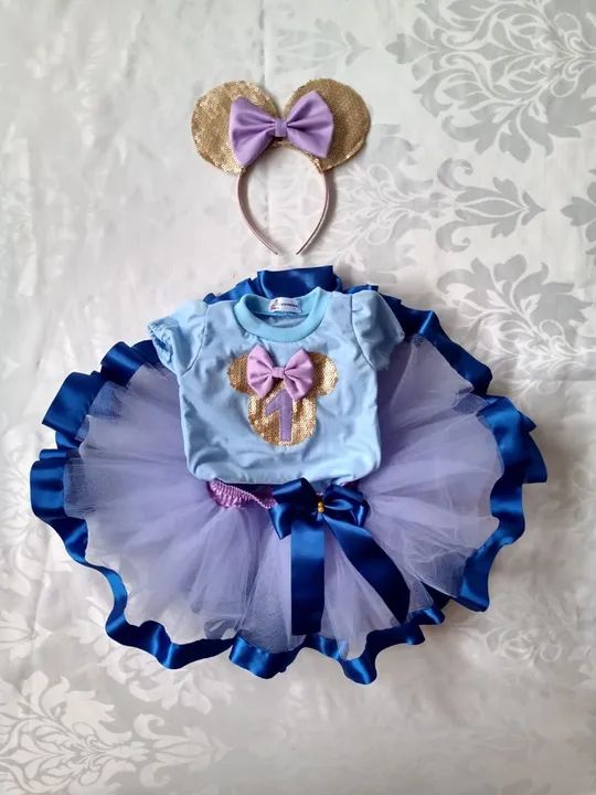 Fantasia Minnie Vermelha Infantil - Foto 2