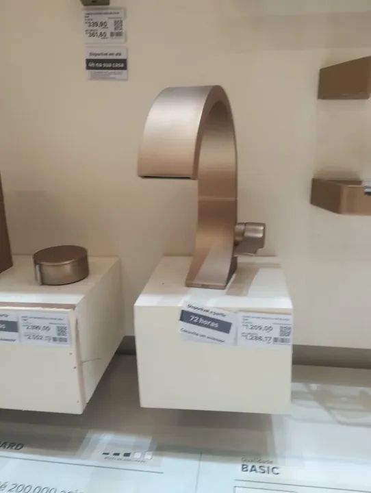 Torneira lavatório mesa elo vip blush Fani  - Foto 2