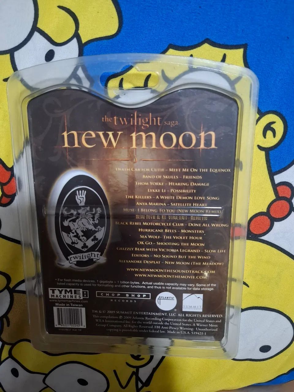 USB DRIVE COM TRILHA SONORA FILME LUA NOVA - CREPÚSCULO  - Foto 2