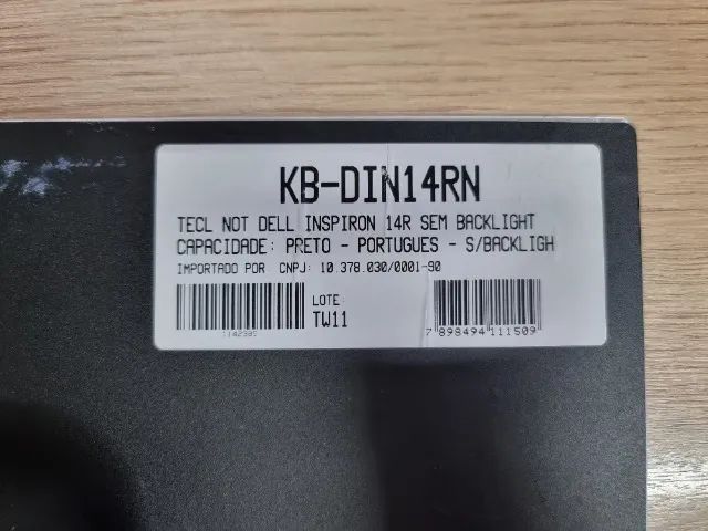 Teclado para Notebook Dell Inspiron 14-3000 14R preto ABNT2 KB-DIN14RN - Foto 2