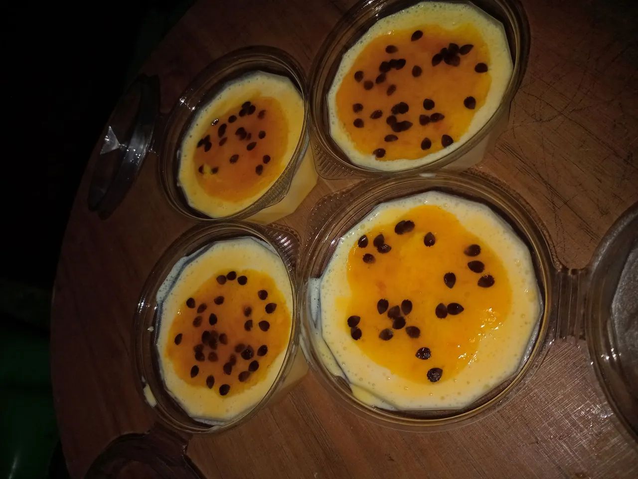 Mousse de maracujá em pote - maracujá e limão  - Foto 4