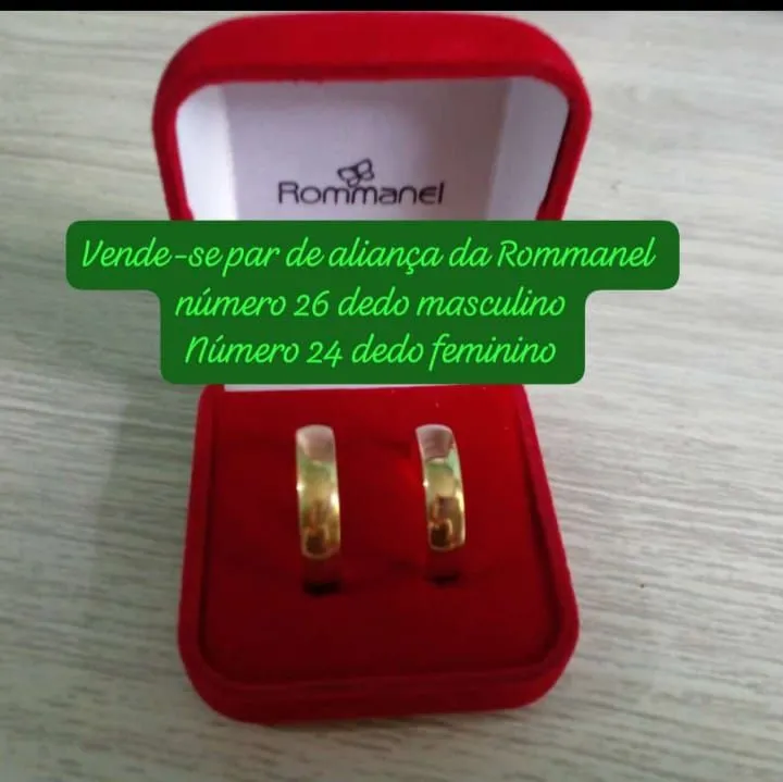 Par de aliança ROMMANEL