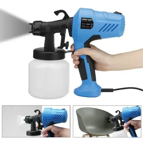 Pistola Pulverizadora Compressor Elétrica Pintura 450w Oliver Home