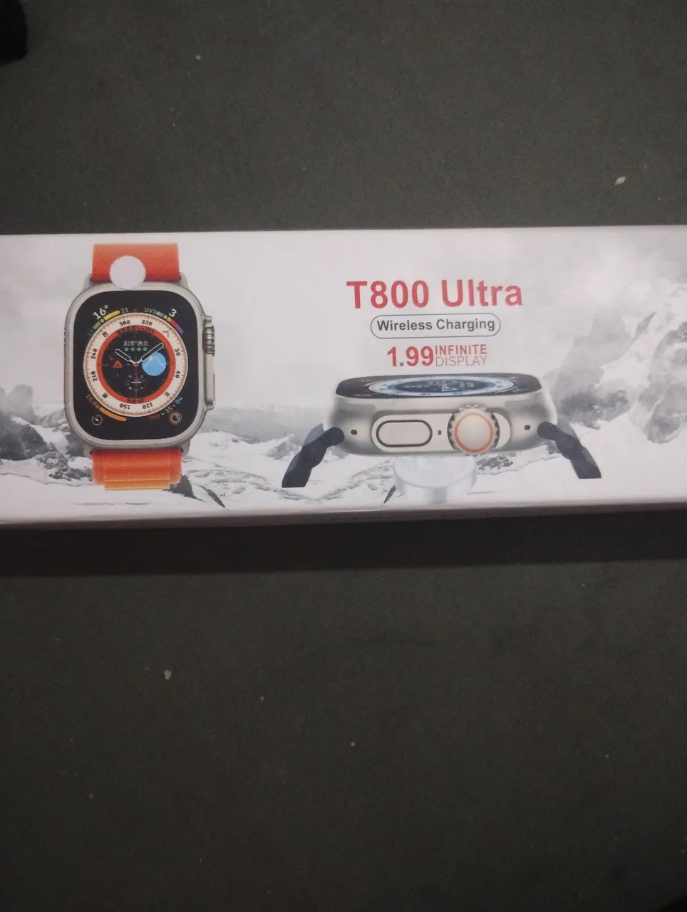 Smartwatch T800 Ultra - Wireless Charging - 1.99 Display