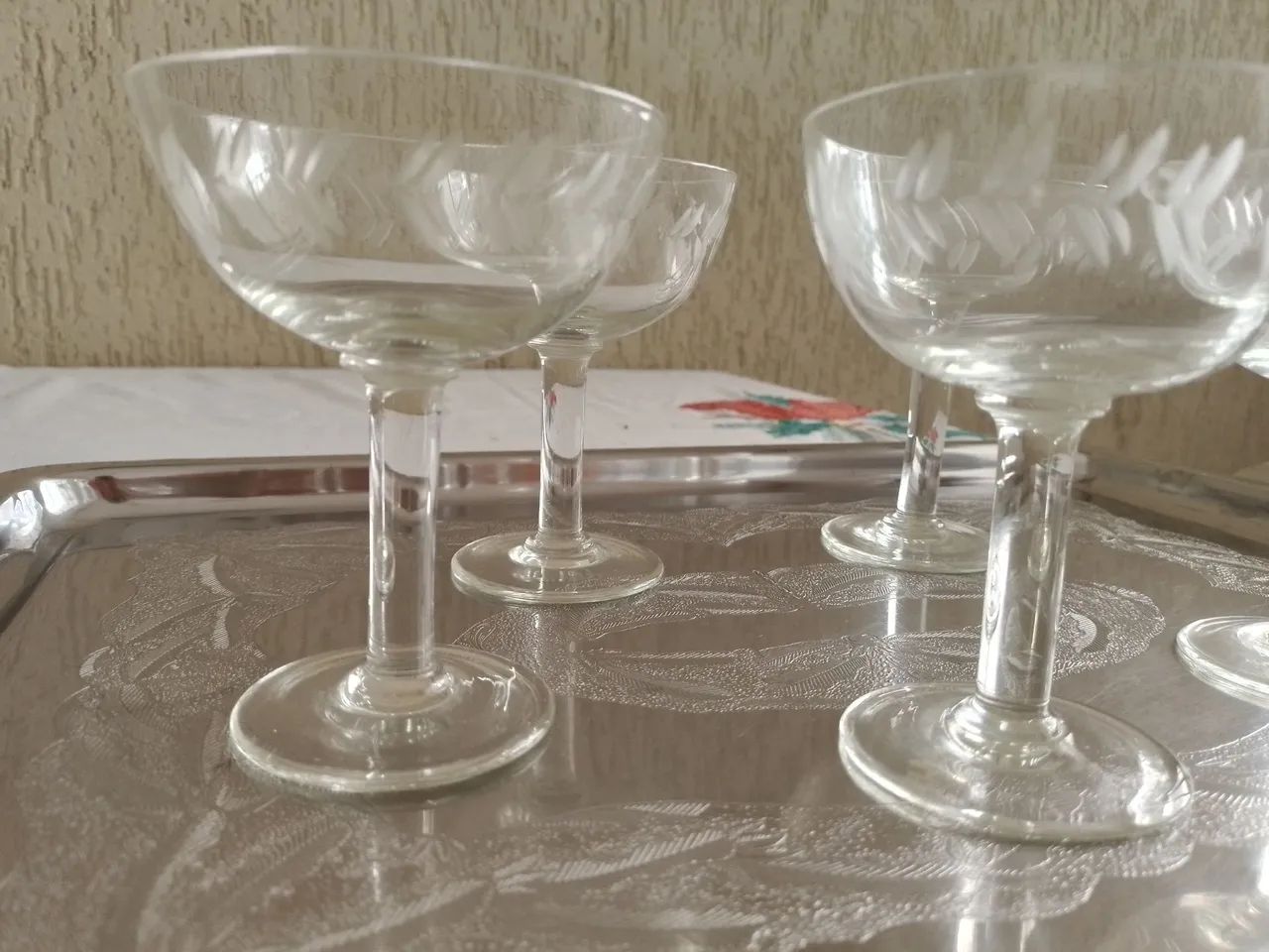 Taças antigas lapidadas  - Foto 2