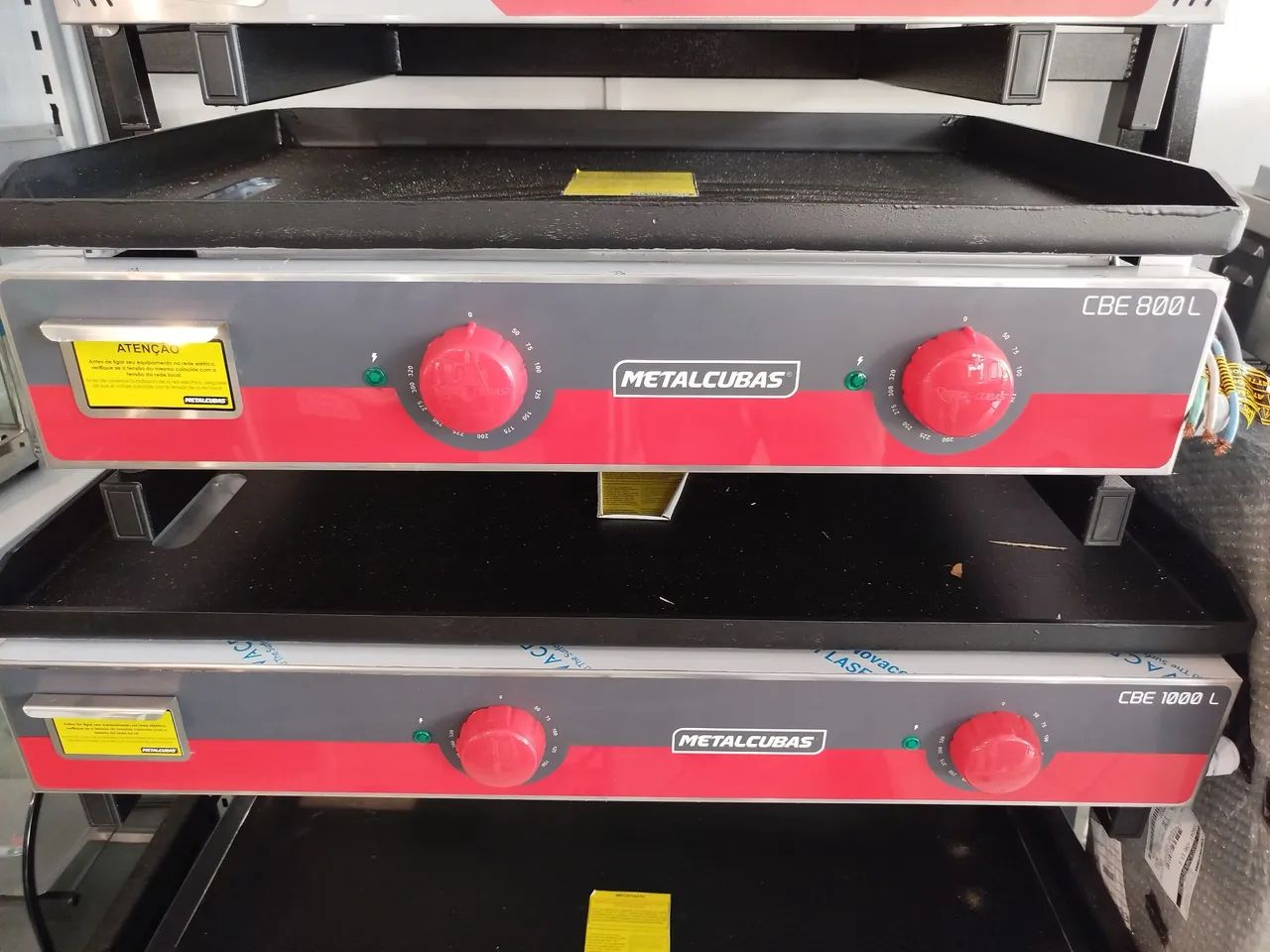 R1 Chapa bifeteira elétrica 100cm Metalcubas