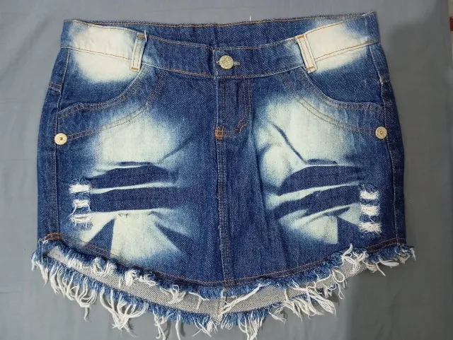 Minissaia Jeans Destroyed Marca Woman