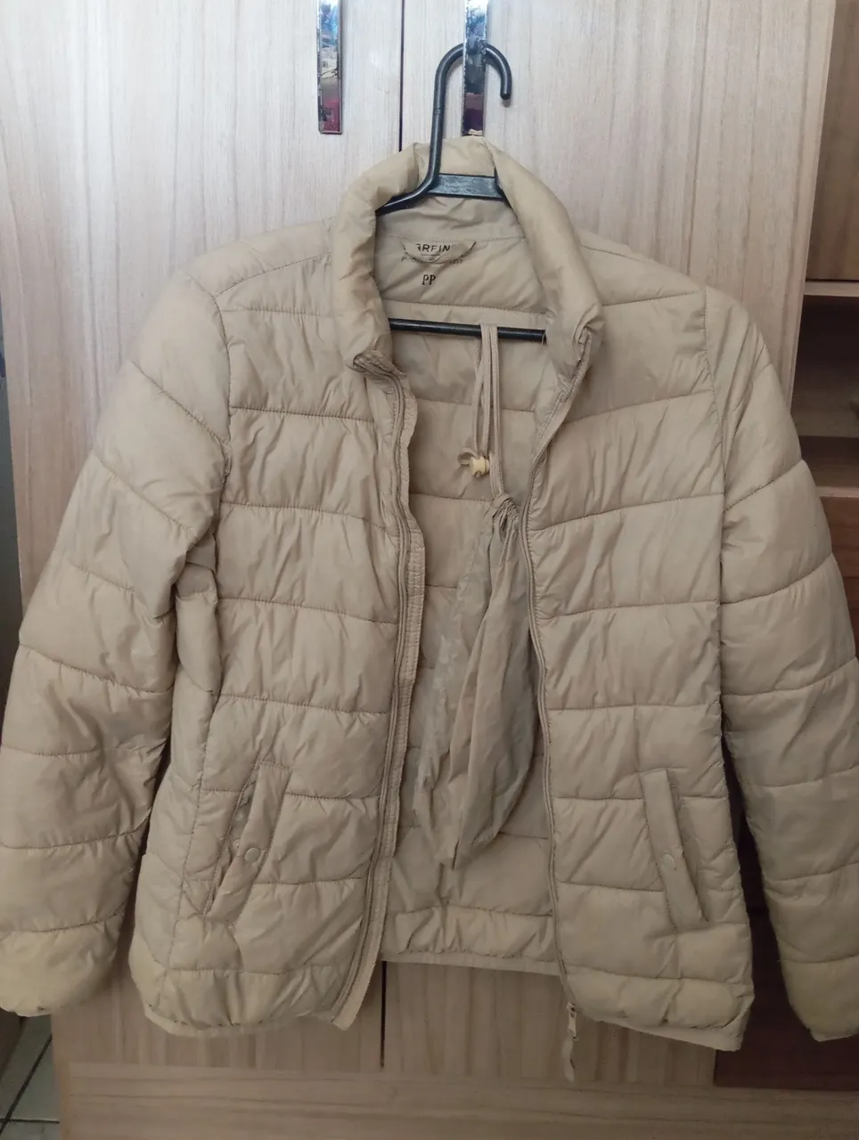 Jaqueta Puffer Bege - PP