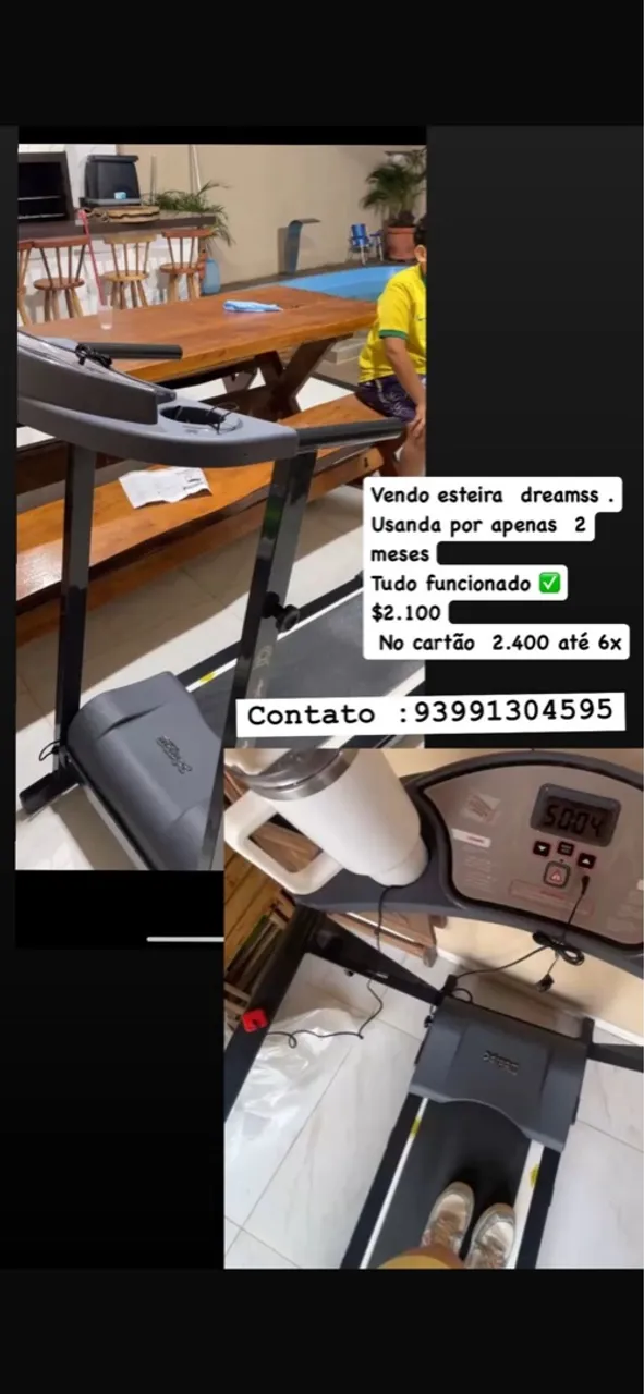 Esteira Dreamss - Usada por 2 meses