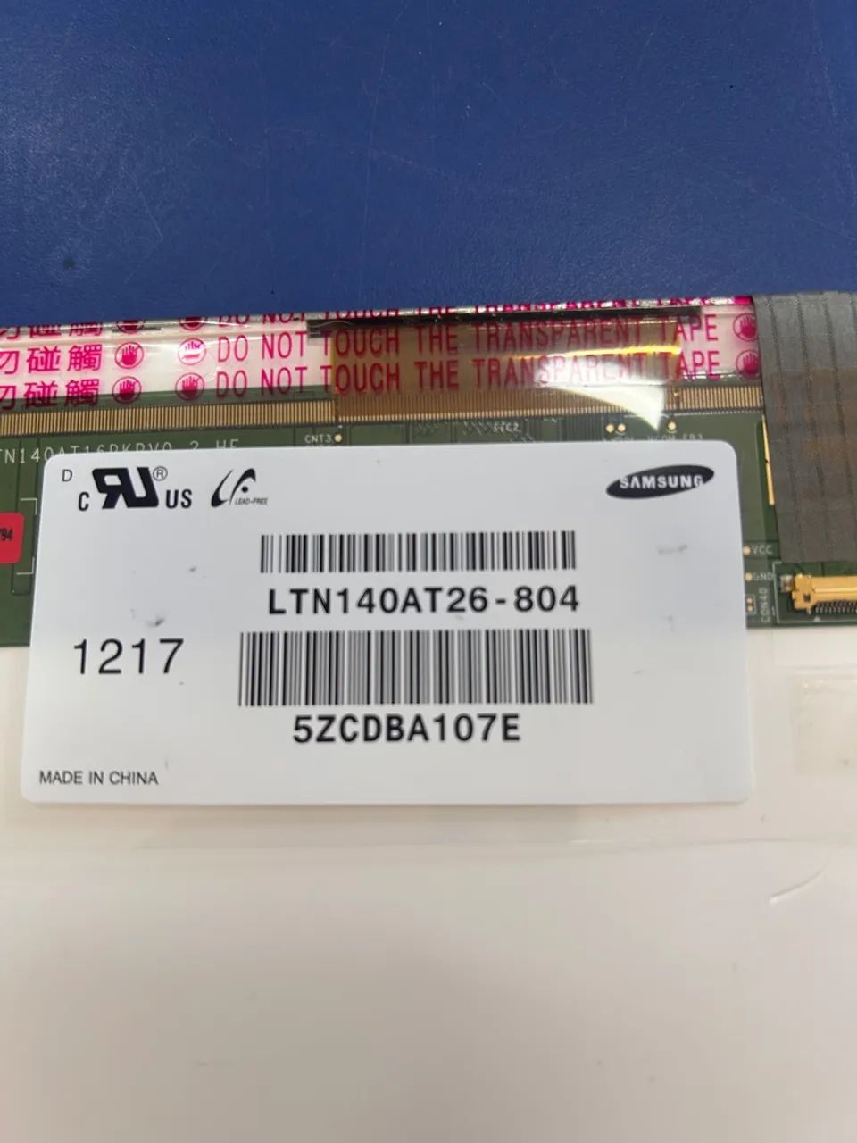 Tela para notebook samsung LTN140AT26-804 - Foto 4