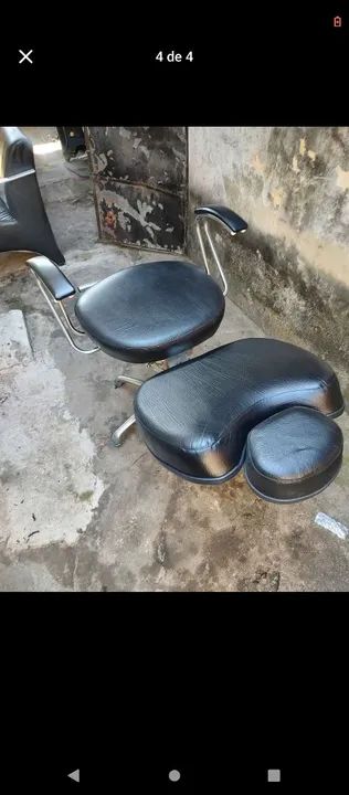 Cadeira de barbeiro reclinável  - Foto 2