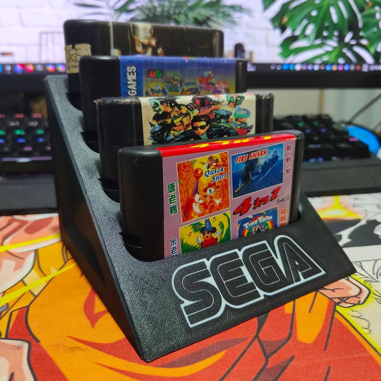 Suporte para Cartuchos de Mega Drive na cor Preta - Foto 5