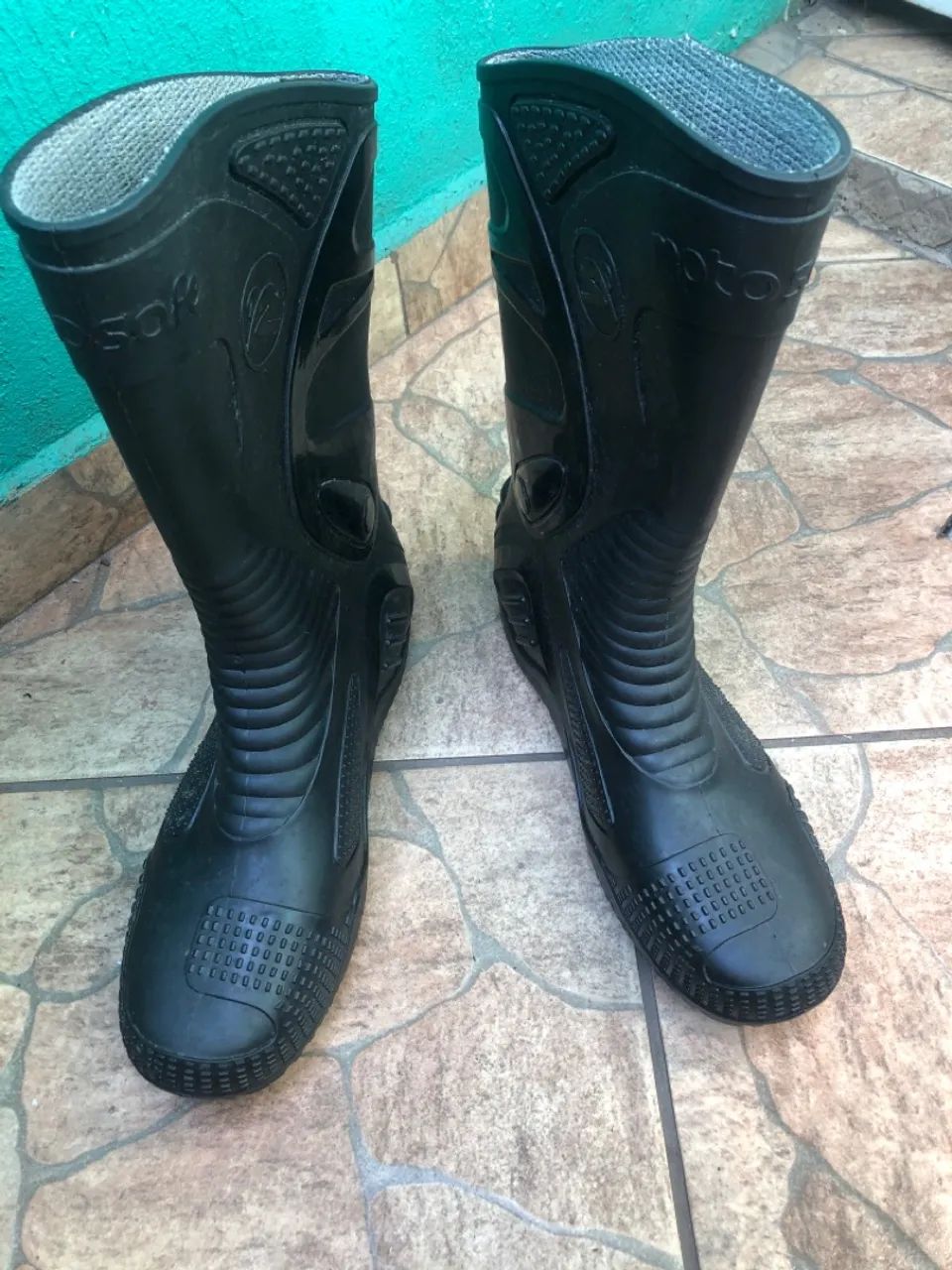 Bota de Motoqueiro de Chuva63824561017601121