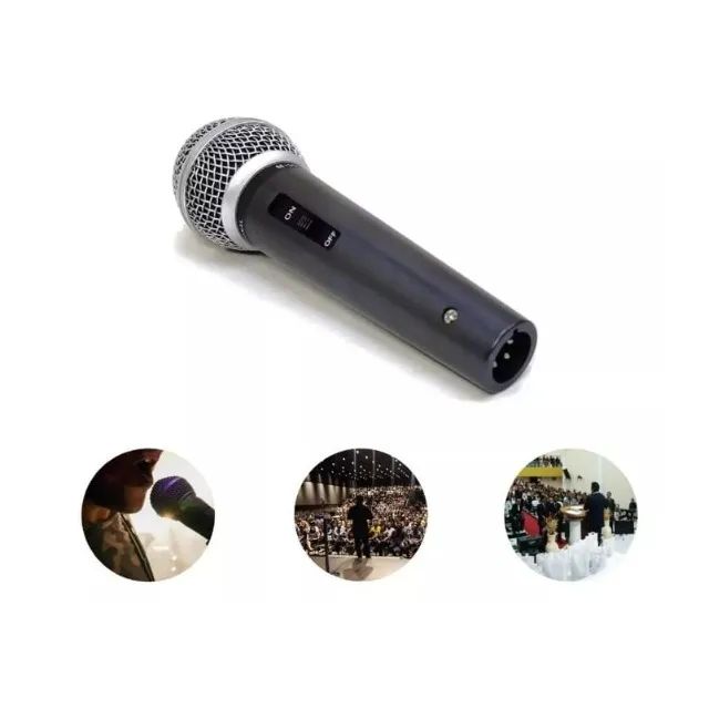 Microfone Profissional M58 + Cabo 5mts (Entrega Grátis) - Foto 2